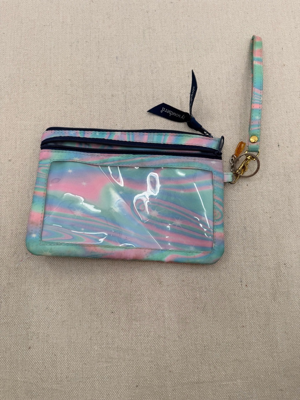 Simply Southern Space Dyed Swirl Wristlet ID Wallet